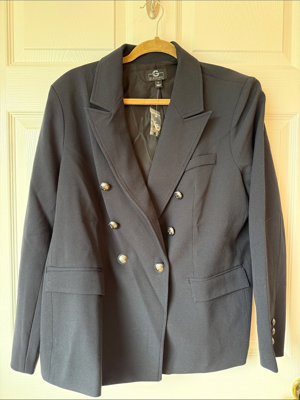 G by Giuliana Papa Delano’s Black Label Double-Breasted Blazer